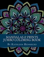 Mandalas & Prints Jumbo Coloring Book - Paperback