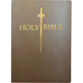 KJV Sword Bible, Large Print, Coffee Ultrasoft: (Red Letter, Brown, 1611 Version) - Imitation Leather