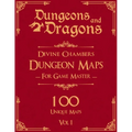 Dungeons and Dragons Divine Chambers Dungeon Maps for Game Masters Vol 1: 100 Unique Temple Maps and Stories for TTRPGs - Paperback
