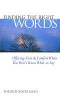 Finding the Right Words - Paperback