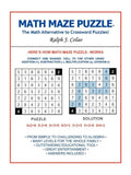 Math Maze Puzzle: The Math Alternative to Crossword Puzzle! - Paperback