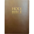 Kjver Holy Bible, Large Print, Coffee Ultrasoft: (King James Version Easy Read, Red Letter, Brown) - Bonded Leather