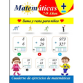 Practica suma y resta para niños: Libro de 180 Problemas Práctica de Matemáticas (con respuestas) - Paperback