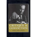 Critique and Conviction: Conversations with François Azouvi and Marc de Launay - Hardcover