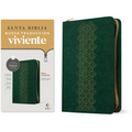 Biblia Ultrafina Ntv de Zíper, Con Filament (Sentipiel, Verde Esmeralda, Letra Roja) - Imitation Leather