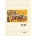 Vintage Lined Notebook Greetings from Hot Springs, Arkansas - Paperback