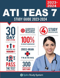 ATI TEAS 7 Study Guide: Spire Study System's ATI TEAS 7th Edition Test Prep Guide with Practice Test Review Questions for the Test of Essential Academ - Paperback