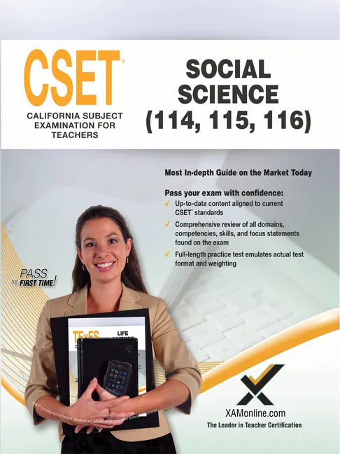 2017 Cset Social Science (114, 115, 116) - Paperback