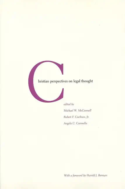Christian Perspectives on Legal Thought - Paperback