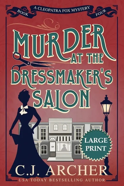 Murder at the Dressmaker's Salon: Large Print - Paperback