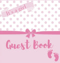 It's a girl, baby shower guest book (Hardback) - Hardcover