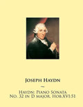 Haydn: Piano Sonata No. 32 in D major, Hob.XVI:51 - Paperback