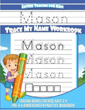 Letter Tracing for Kids Mason Trace my Name Workbook: Tracing Books for Kids ages 3 - 5 Pre-K & Kindergarten Practice Workbook - Paperback