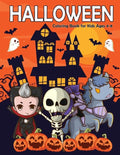 Halloween Coloring Book for Kids Ages 4-8: A Fun and Easy Happy Halloween Coloring Pages for Kids, Toddlers and Preschool - Paperback