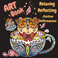 Zen Book - Art Supplies for Relaxing, Reflecting, Writing Positive Affirmations - Paperback
