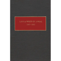 Laws and Writs of Appeal, 1647-1663 - Hardcover