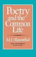 Poetry and the Common Life - Paperback