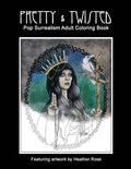 Pretty & Twisted: Pop Surrealism Adult Coloring Book - Paperback