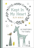 Kept in My Heart KJV Bible [Hazel Woodland]: A Keepsake for Baby - Hardcover