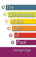 The Chronology of the Life of Paul - Paperback