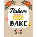 Bakers Gonna Bake: Recipe Book To Write In Your Own Recipes - Paperback
