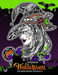 Happiness Halloween Coloring books for Adults: Halloween coloring book for Adults (Pumpkin, Ghost, Witch, Skull, Bat, Mummy, Dracula and other) - Paperback