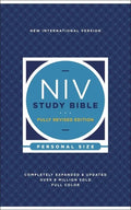 NIV Study Bible, Fully Revised Edition, Personal Size, Hardcover, Red Letter, Comfort Print - Hardcover