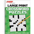 AARP Large Print Crossword Puzzles - Spiral