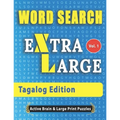 WORD SEARCH Extra Large - Tagalog Edition - Paperback