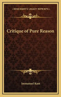 Critique of Pure Reason - Hardcover