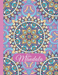 Geo-Mandala: 50+ Unique Geometric and mandala pattern large print adult coloring book for relaxation and stress relief: An Adult Co - Paperback