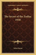 The Secret of the Zodiac 1930 - Paperback