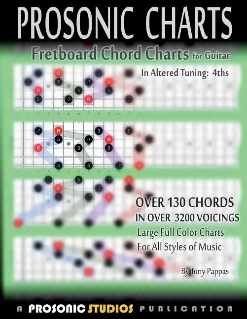 Fretboard Chord Charts for Guitar - In Altered Tuning: 4ths - Paperback