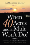 When 40 Acres and a Mule Won't Do!: Retirement Is Not an Age, but a Financial Number - Paperback