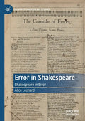 Error in Shakespeare: Shakespeare in Error - Paperback