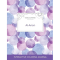 Adult Coloring Journal: Al-Anon (Mandala Illustrations, Purple Bubbles) - Paperback