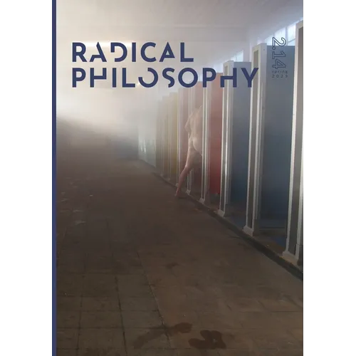 Radical Philosophy 2.14 / Spring 2023 - Paperback