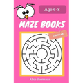 MAZE Book for Kids Ages 6-8: 50 Circular Maze Puzzle Games to Boost Kids' Brain, Pocket Size 6x9 Inch, Large Print - Paperback