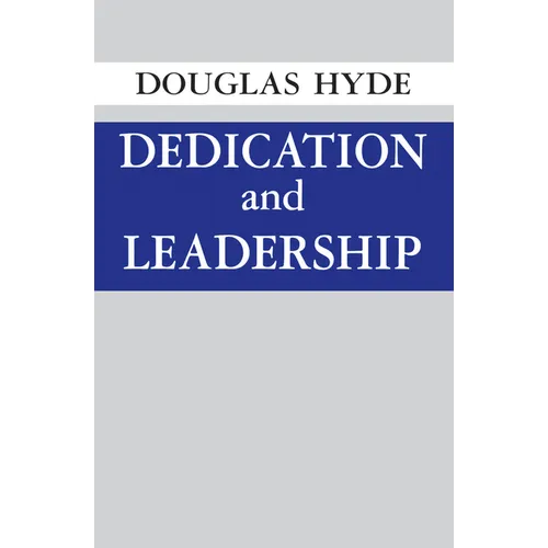 Dedication and Leadership - Paperback