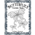Butterflies Adult Coloring Book - Paperback