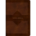 Rvr 1960 Biblia Letra Grande Tamaño Manual Edición Tierra Santa, Café Símil Piel Mass Market - Imitation Leather