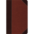 ESV Thinline Bible, Red Letter (Trutone, Brown/Cordovan, Portfolio Design) - Imitation Leather