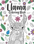 Llama Coloring Book: A Cute Adult Coloring Books for Llama Owner, Best Gift for Llama Lovers - Paperback
