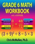 Grade 6 Math Workbook with Answers - Paperback