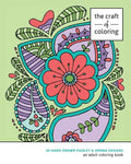 The Craft of Coloring: 30 Paisley and Henna Designs: An Adult Coloring Book - Paperback
