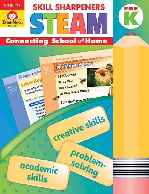 Skill Sharpeners: Steam, Prek Workbook - Paperback