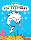 Sea Creatures Fun Coloring Book for Kids, Full Page Edition: for Children Ages 4 and up! - Paperback