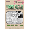 Variety Puzzles Spring Edition: Fun Exercise For Your Brain - Paperback