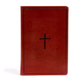 KJV Super Giant Print Reference Bible, Brown Leathertouch, Indexed - Imitation Leather