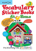Kumon Vocabulary Sticker Books at Home - Paperback
